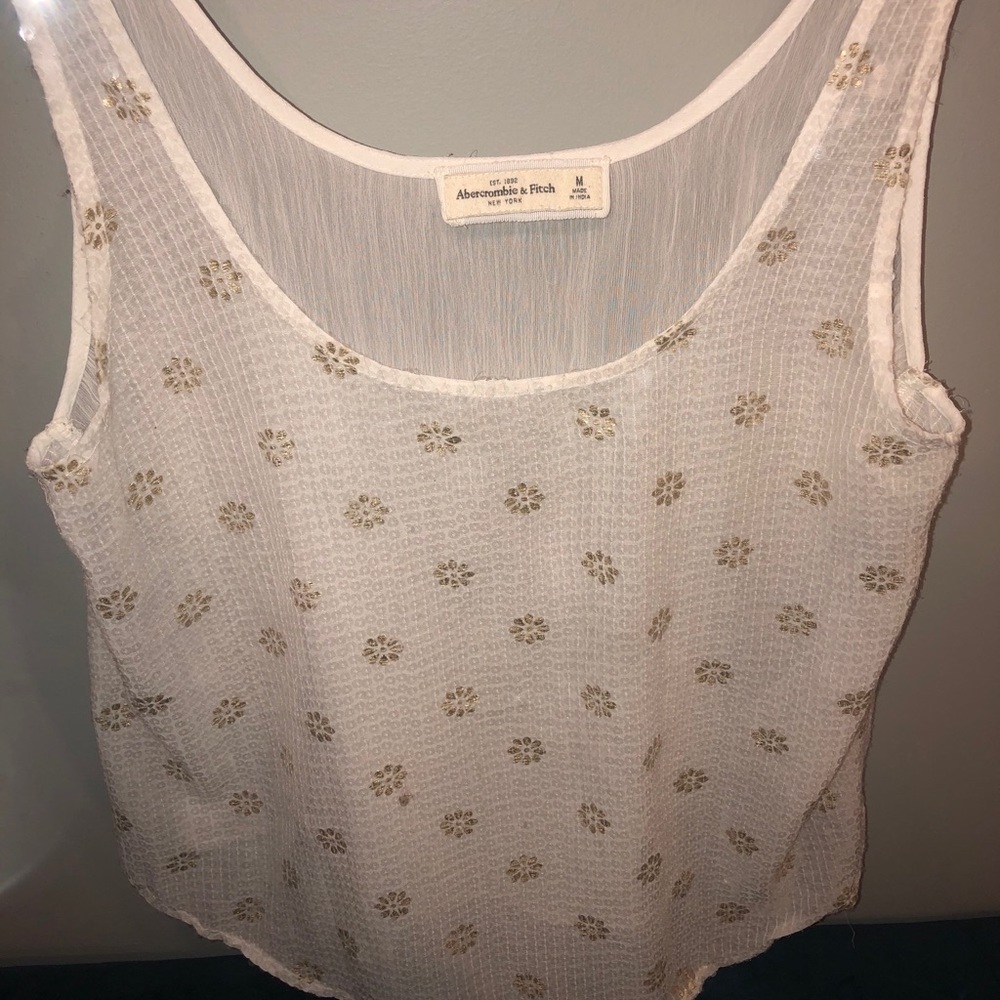 Abercrombie and Fitch beaded tank top